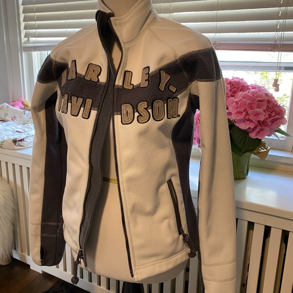 Harley-Davidson fleece moto jacket